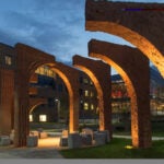 half arches in a forum